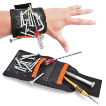 Working Handy Tools Magnetic Wristband with 15 Strong Magnets and 2 Pockets